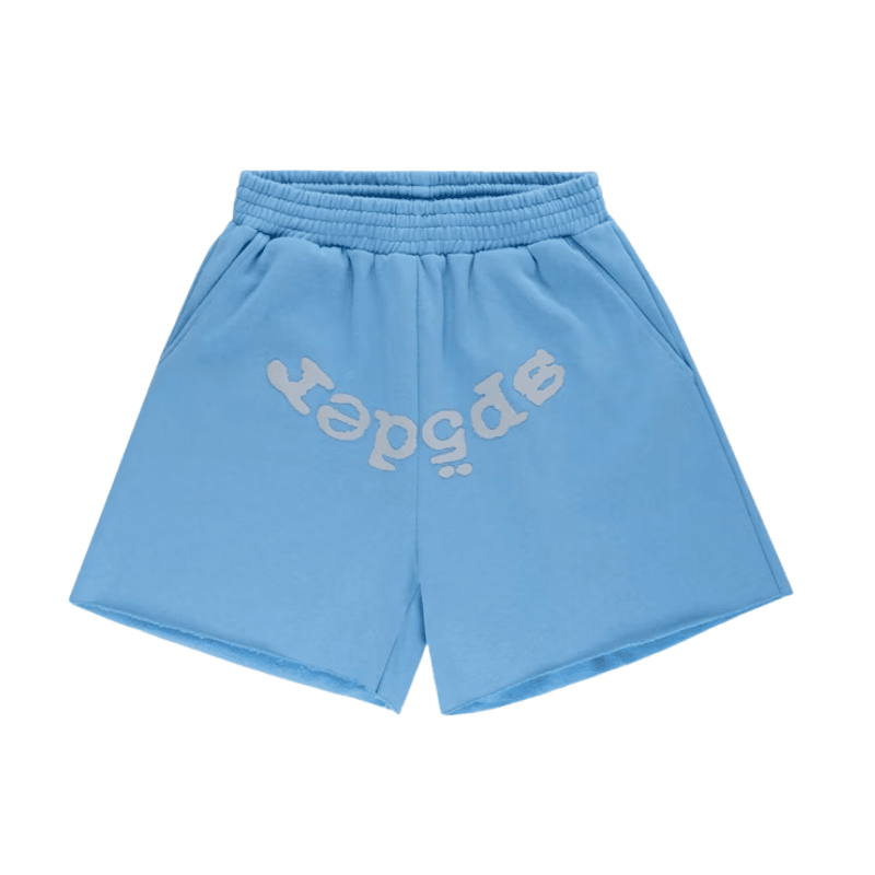 Pantalon-Corto-Sp5der-Azul-claro Pantalon Corto Sp5der Azul claro
