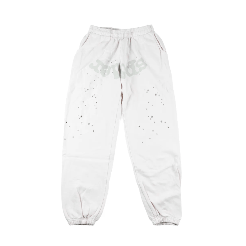 Pantalón-De-Chándal-Blanco-Hombre-Sp5der Pantalón De Chándal Blanco Hombre Sp5der