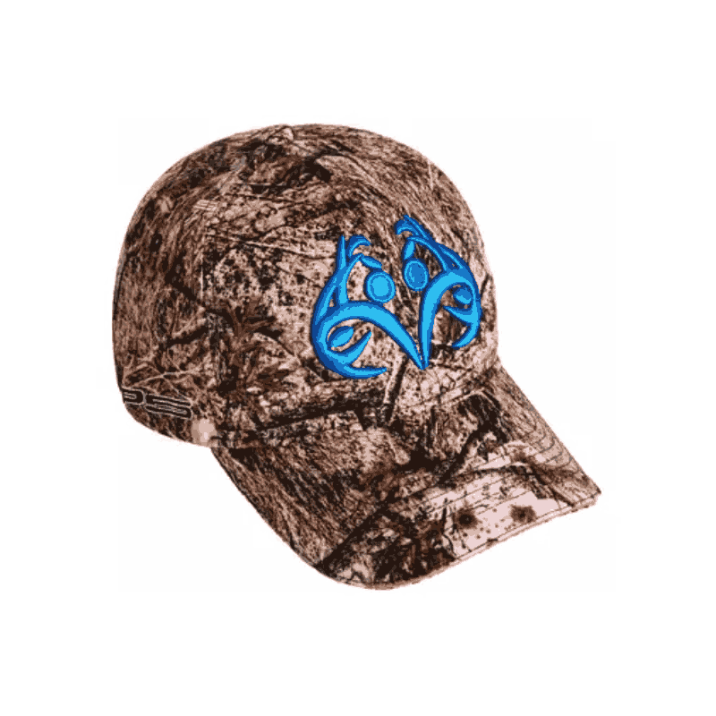 Real-Tree-Camo-Sp5der-Blue-Logo-Cap Real Tree Camo Sp5der Blue Logo Cap