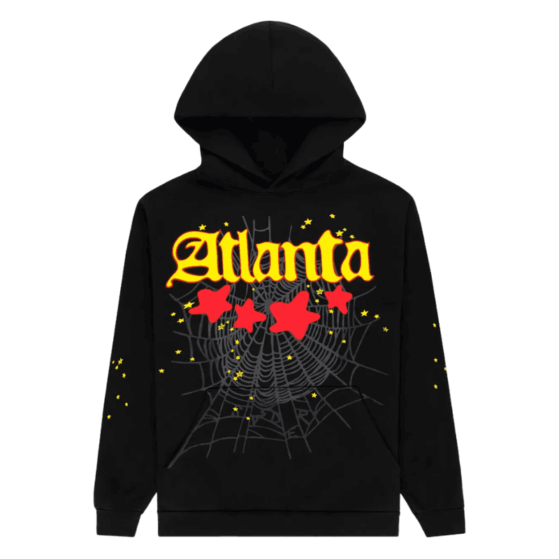 Sp5der-Atlanta-Star-Print-Hoodie Sp5der Atlanta Star-Print Hoodie