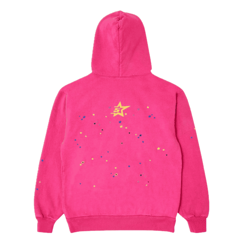Sudadera Pink Sp5der Back