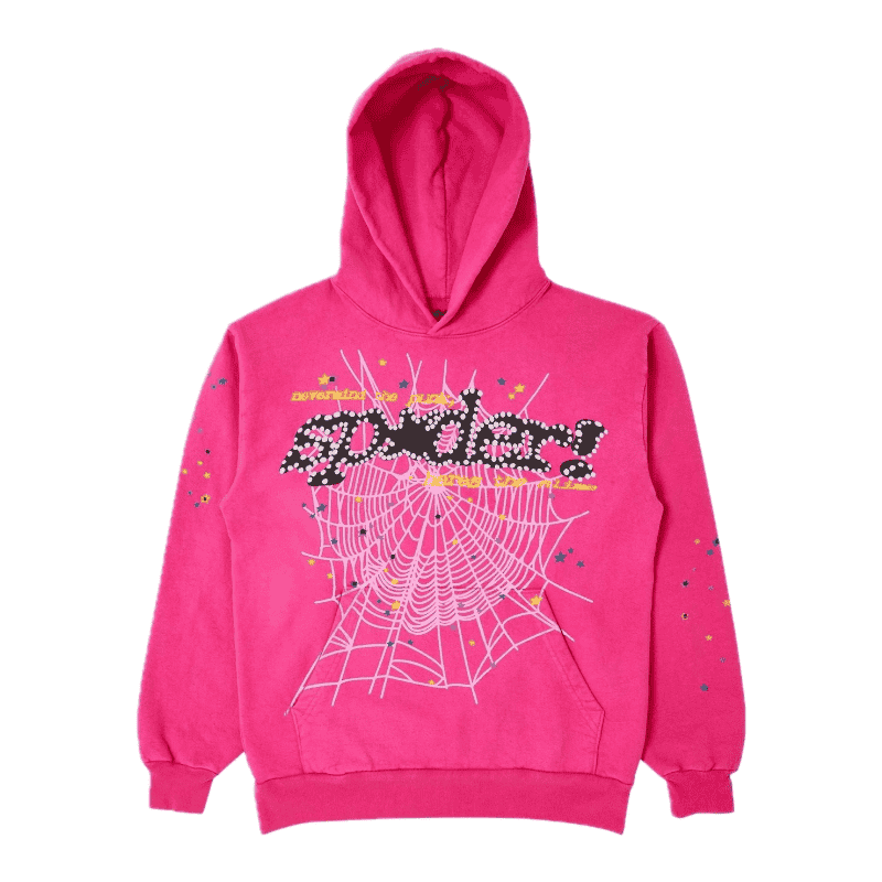 Sudadera-Pink-Sp5der Sudadera Pink Sp5der