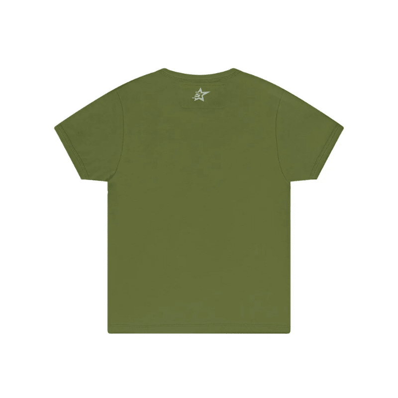 Sp5der Logo-Print T-Shirt Green Back
