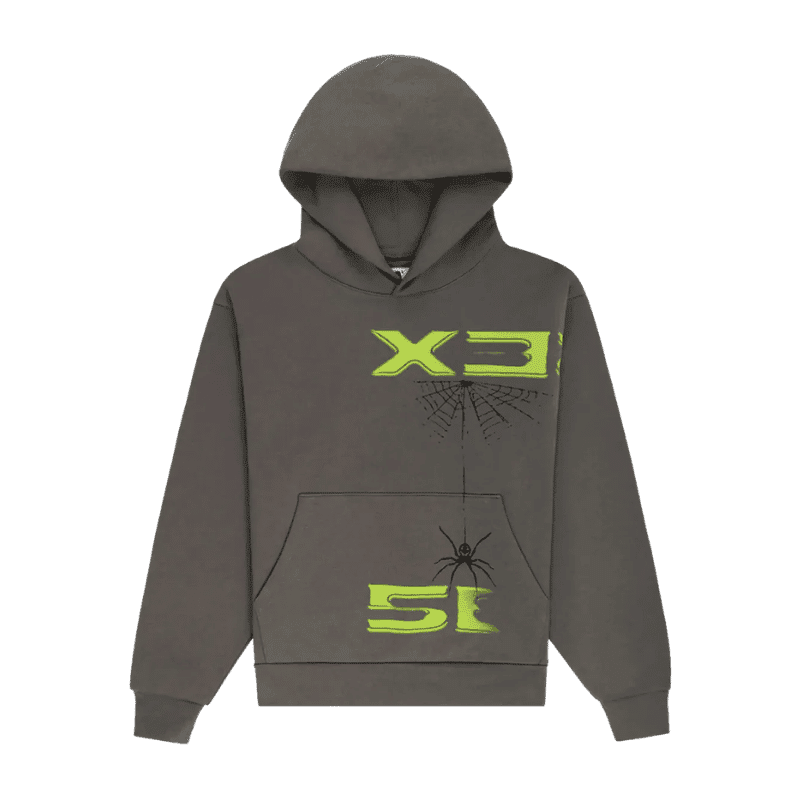 Sp5der Spider-Web-Print Hoodie