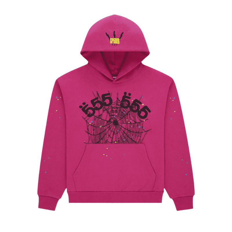 Sp5der Hoodie Pink